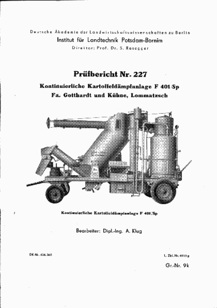 Kontinuierliche Kartoffeldämpfanlage F 401/Sp (Deutsches Landwirtschaftsmuseum Hohenheim CC BY-NC-SA)