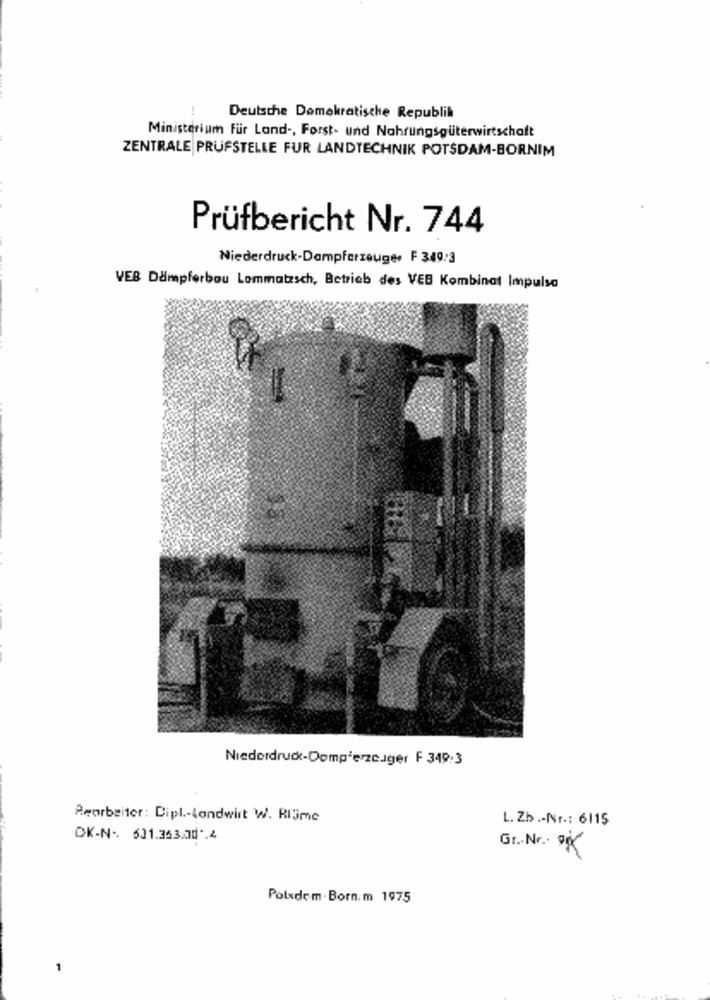 Niederdruck- Dampferzeuger F 349/3 (Deutsches Landwirtschaftsmuseum Hohenheim CC BY-NC-SA)