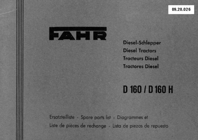 Schlepper D 160/160 H (Ausstellung und Archiv des Vereins FAHR-Schlepper-Freunde CC BY-NC-SA)