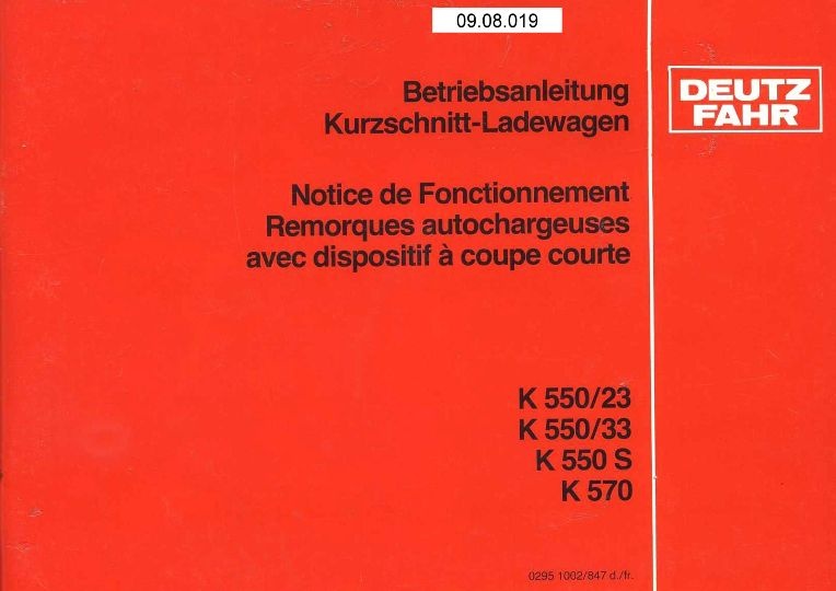 Kurzschnitt-Ladewagen K 570 (Ausstellung und Archiv des Vereins FAHR-Schlepper-Freunde CC BY-NC-SA)