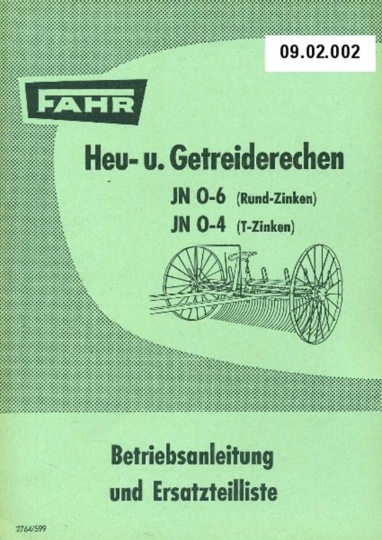 Heu- u. Getreiderechen JN 0-6 (Ausstellung und Archiv des Vereins FAHR-Schlepper-Freunde CC BY-NC-SA)