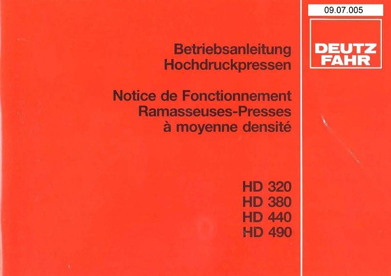 HD-Pressen HD 320 (Ausstellung und Archiv des Vereins FAHR-Schlepper-Freunde CC BY-NC-SA)