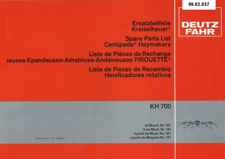 Kreiselheuer KH 700 (Ausstellung und Archiv des Vereins FAHR-Schlepper-Freunde CC BY-NC-SA)