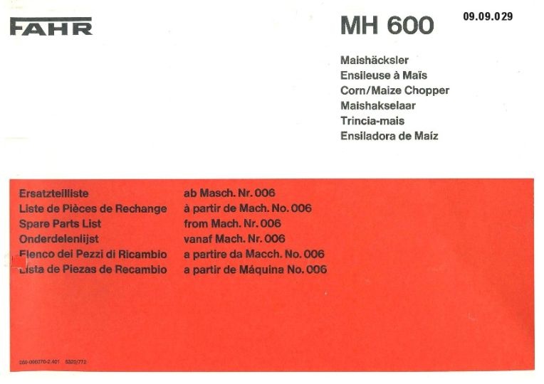 Maishäcksler MH 600 (Ausstellung und Archiv des Vereins FAHR-Schlepper-Freunde CC BY-NC-SA)