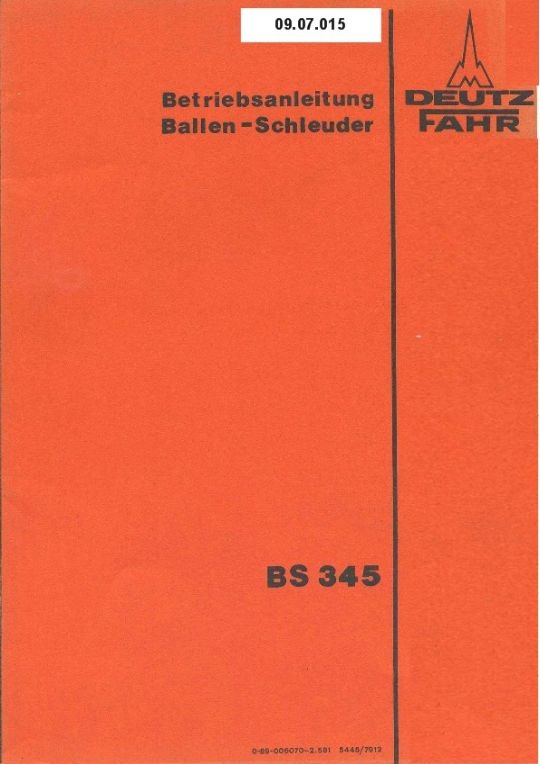 Ballenschleuder BS 345 (Ausstellung und Archiv des Vereins FAHR-Schlepper-Freunde CC BY-NC-SA)