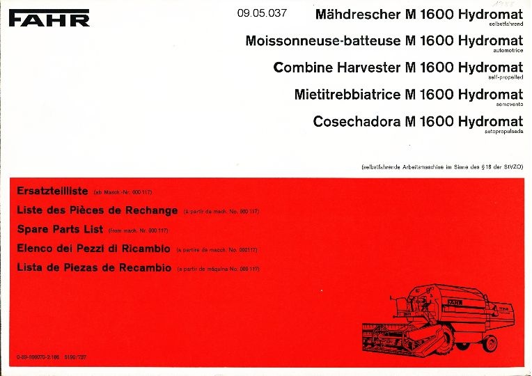 Mähdrescher M 1600 Hydromat (Ausstellung und Archiv des Vereins FAHR-Schlepper-Freunde CC BY-NC-SA)