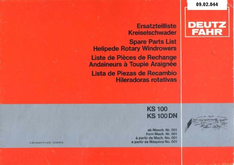 Kreiselschwader KS 100 DN (Ausstellung und Archiv des Vereins FAHR-Schlepper-Freunde CC BY-NC-SA)
