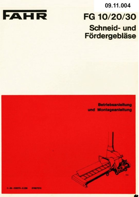 Futtergebläse FG  (Ausstellung und Archiv des Vereins FAHR-Schlepper-Freunde CC BY-NC-SA)