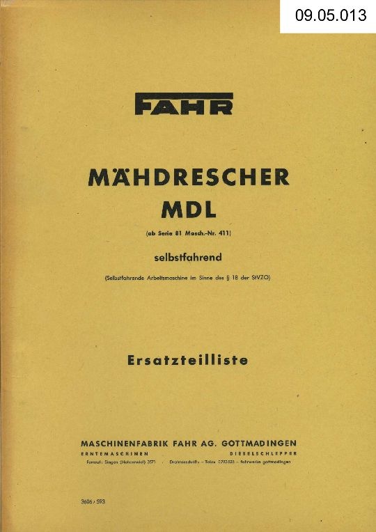 Mähdrescher MDL (Ausstellung und Archiv des Vereins FAHR-Schlepper-Freunde CC BY-NC-SA)