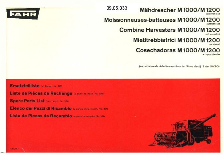 Mähdrescher M 1200 (Ausstellung und Archiv des Vereins FAHR-Schlepper-Freunde CC BY-NC-SA)