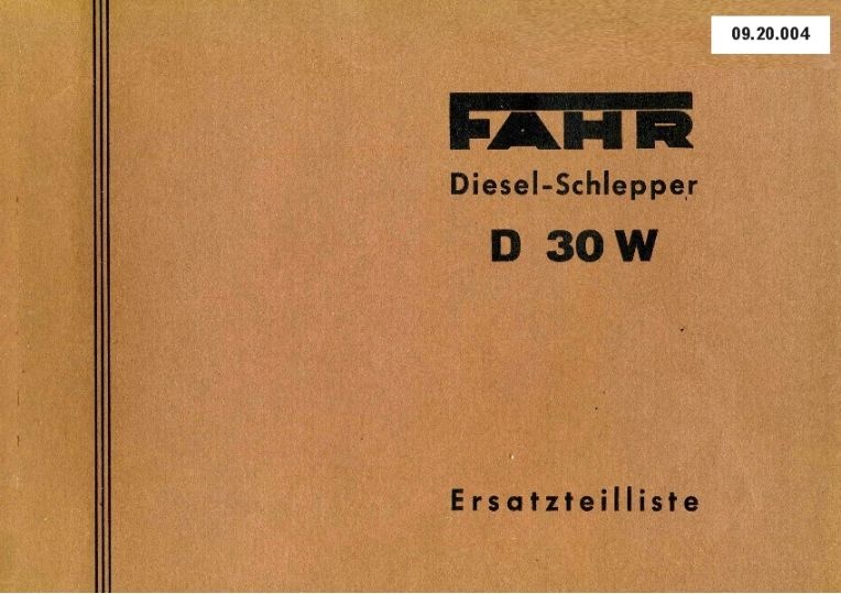 Schlepper D 30 (Ausstellung und Archiv des Vereins FAHR-Schlepper-Freunde CC BY-NC-SA)