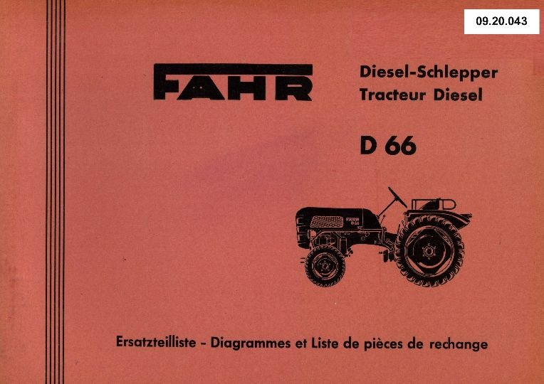 Schlepper D 66 (Ausstellung und Archiv des Vereins FAHR-Schlepper-Freunde CC BY-NC-SA)