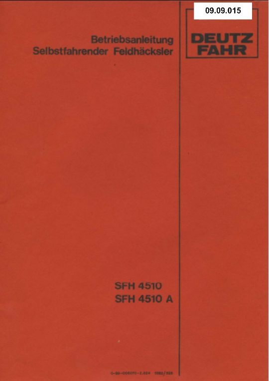 Selbtfahrender  FH SFH 4510 (Ausstellung und Archiv des Vereins FAHR-Schlepper-Freunde CC BY-NC-SA)