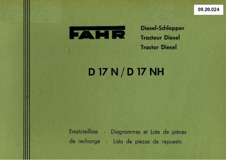 Schlepper D 17 N (Ausstellung und Archiv des Vereins FAHR-Schlepper-Freunde CC BY-NC-SA)
