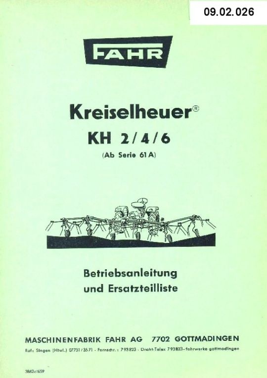 Kreiselheuer KH 2/4/6 (Ausstellung und Archiv des Vereins FAHR-Schlepper-Freunde CC BY-NC-SA)