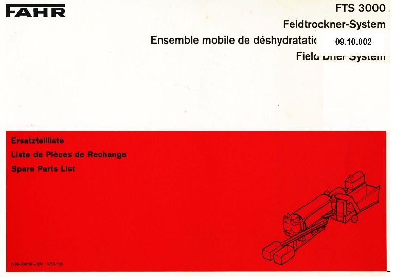 Feldtrockner-System FTS 3000 (Ausstellung und Archiv des Vereins FAHR-Schlepper-Freunde CC BY-NC-SA)