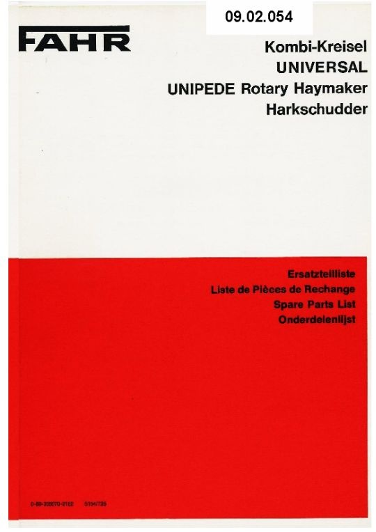 Kombikreisel UNIVERSAL (Ausstellung und Archiv des Vereins FAHR-Schlepper-Freunde CC BY-NC-SA)