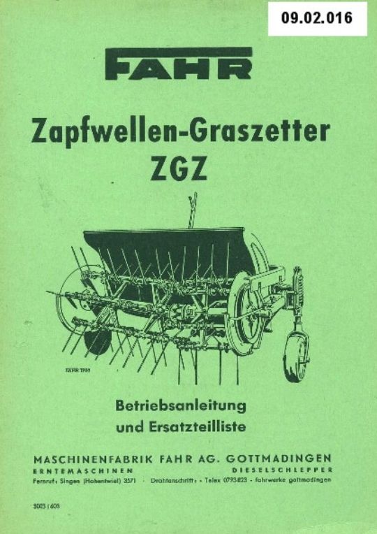 Zapfwellen-Graszetter ZGZ (Ausstellung und Archiv des Vereins FAHR-Schlepper-Freunde CC BY-NC-SA)