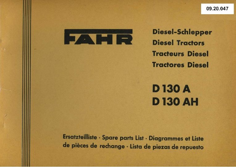Schlepper D 130 A (Ausstellung und Archiv des Vereins FAHR-Schlepper-Freunde CC BY-NC-SA)