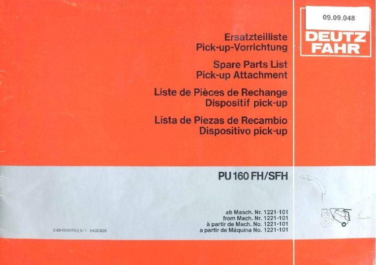 Pick-up-Vorrichtung PU 160 (Ausstellung und Archiv des Vereins FAHR-Schlepper-Freunde CC BY-NC-SA)