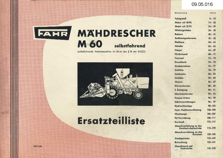 Mähdrescher M 60 (Ausstellung und Archiv des Vereins FAHR-Schlepper-Freunde CC BY-NC-SA)