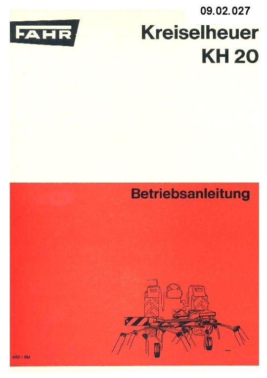 Kreiselheuer KH 20 (Ausstellung und Archiv des Vereins FAHR-Schlepper-Freunde CC BY-NC-SA)