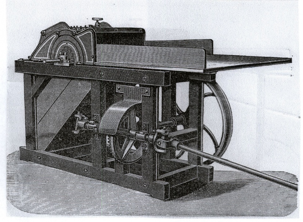 Dreschmaschine für Handantrieb (Ausstellung und Archiv des Vereins FAHR-Schlepper-Freunde CC BY-NC-SA)