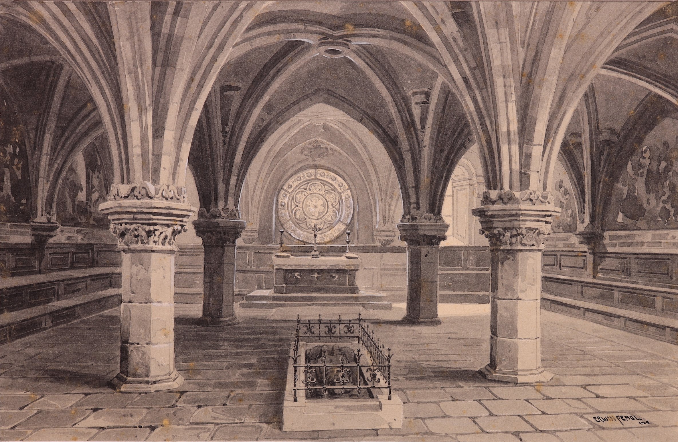Der Kapitelsaal von Heiligenkreuz (Stift Heiligenkreuz CC BY-NC-SA)