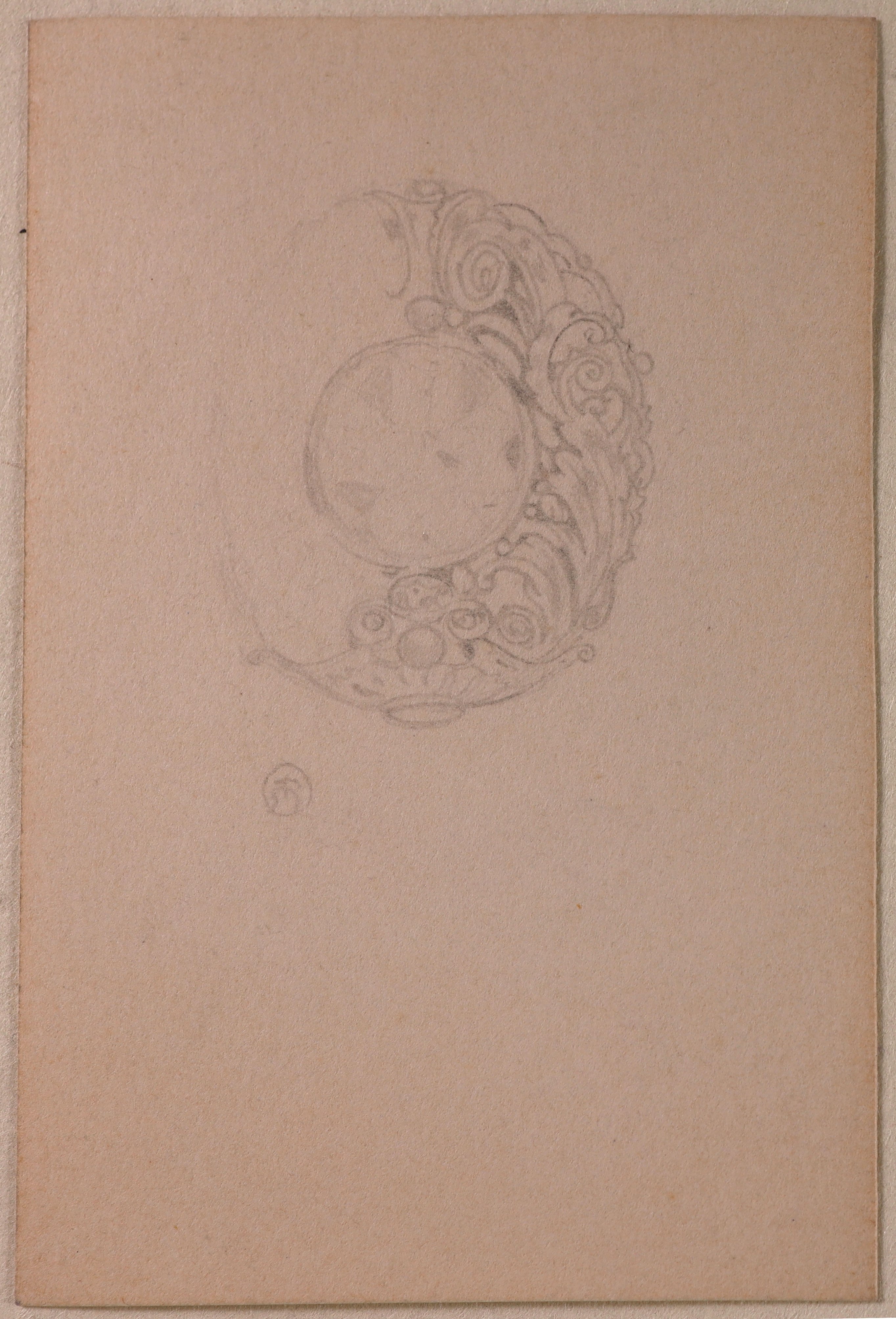 Entwurf für ein Schmuckstück (Ornamentale Fassung eines geschliffenen Edelsteins) (Stift Heiligenkreuz CC BY-NC-SA)