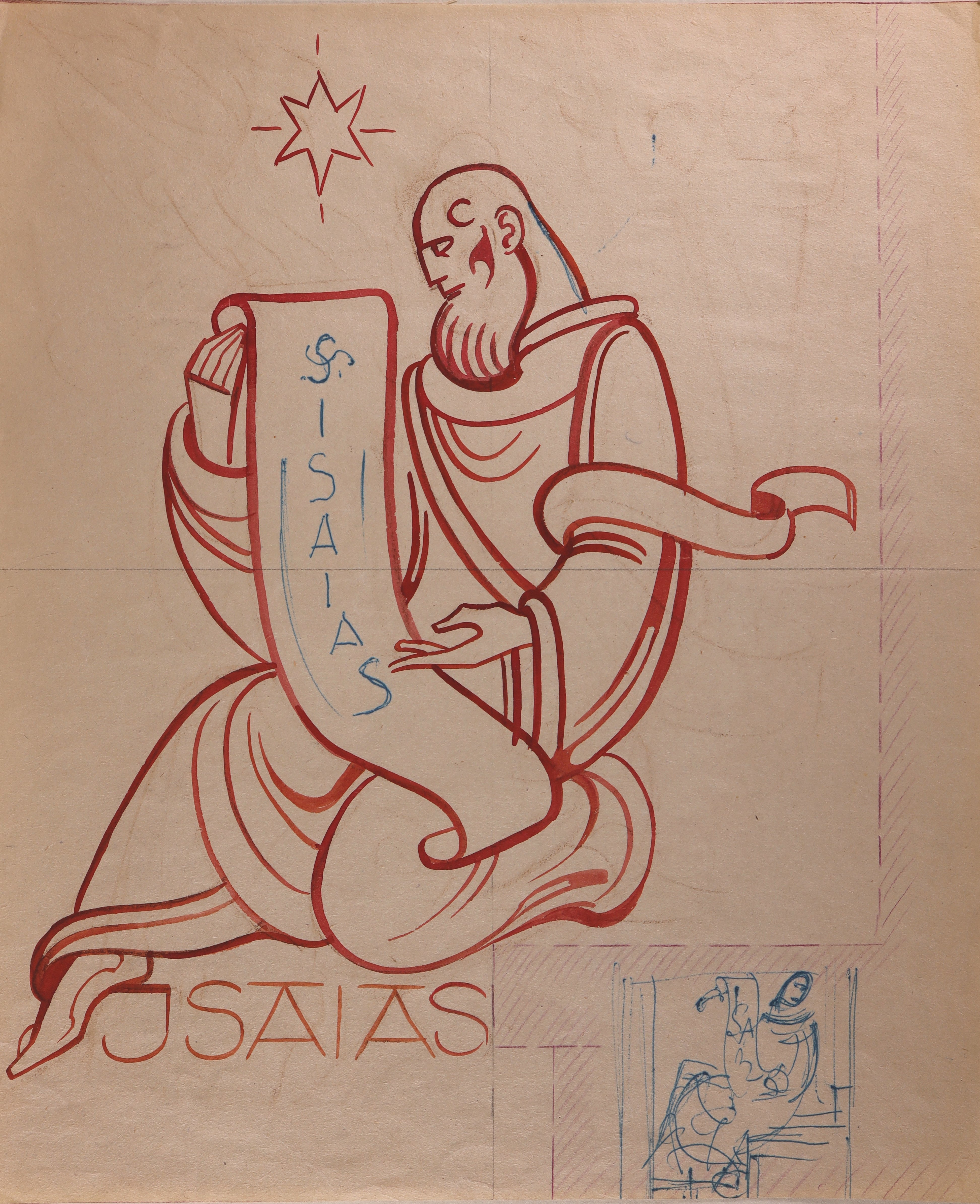 Der Prophet Jesaja (auch: Isaias) (Stift Heiligenkreuz CC BY-NC-SA)