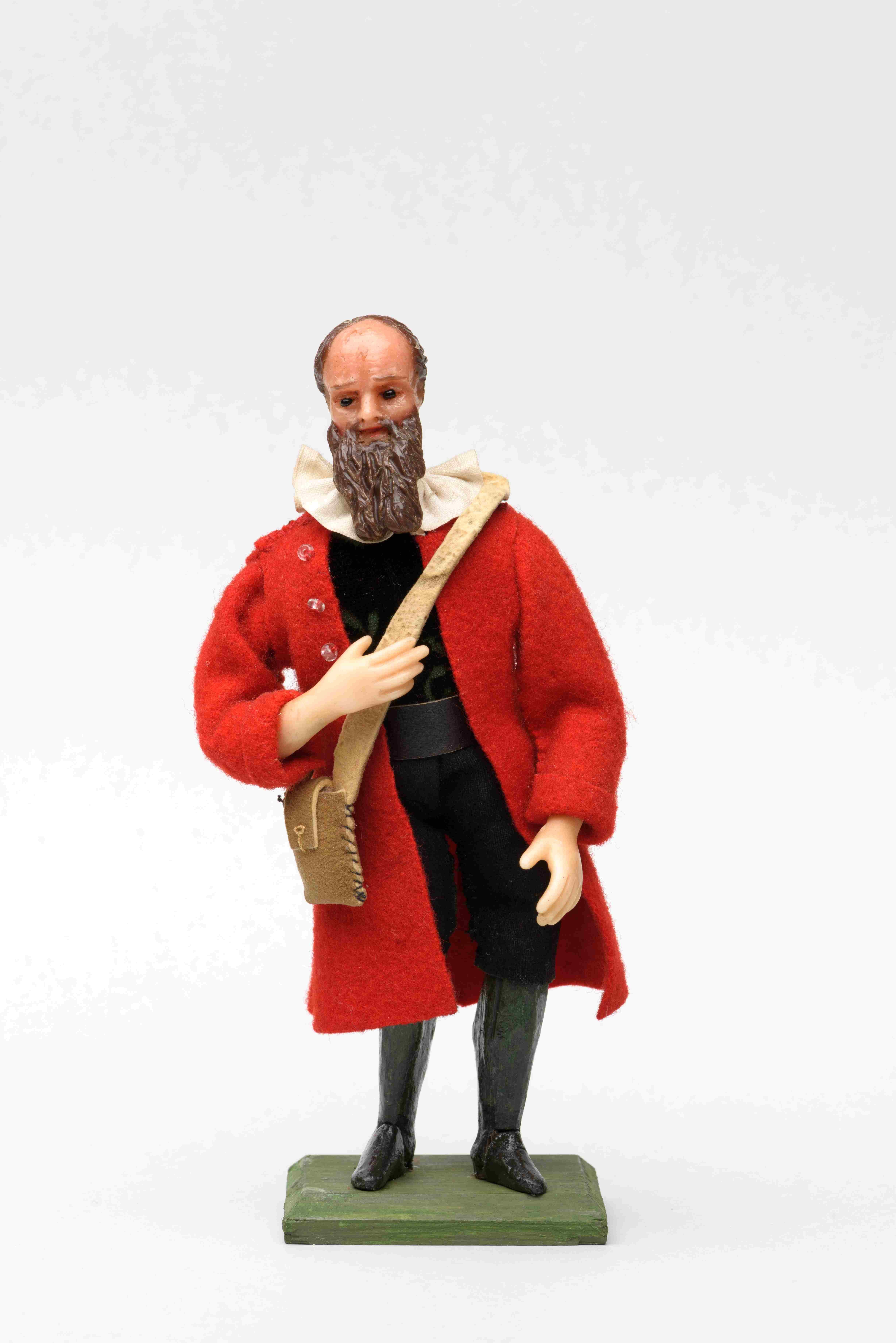 Bürger mit rotem Mantel und langem Bart (Stift Heiligenkreuz CC BY-NC-SA)