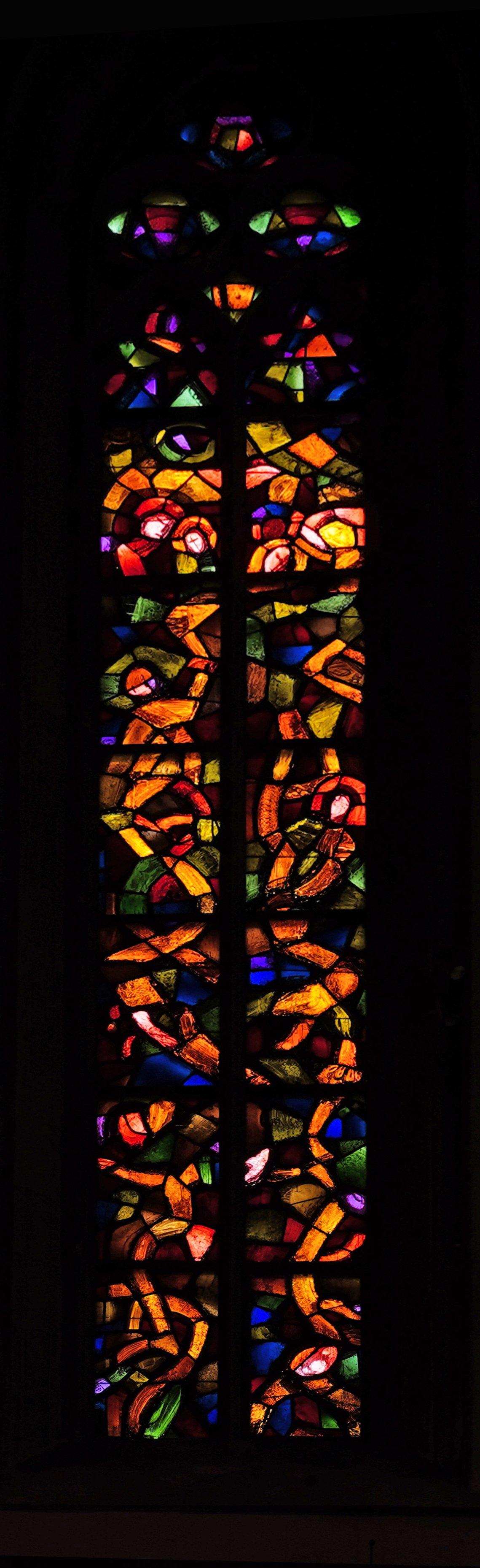 Krippenfenster "Es blühen die Maien zu kalter Winterszeit" (Stift Heiligenkreuz CC BY-NC-SA)