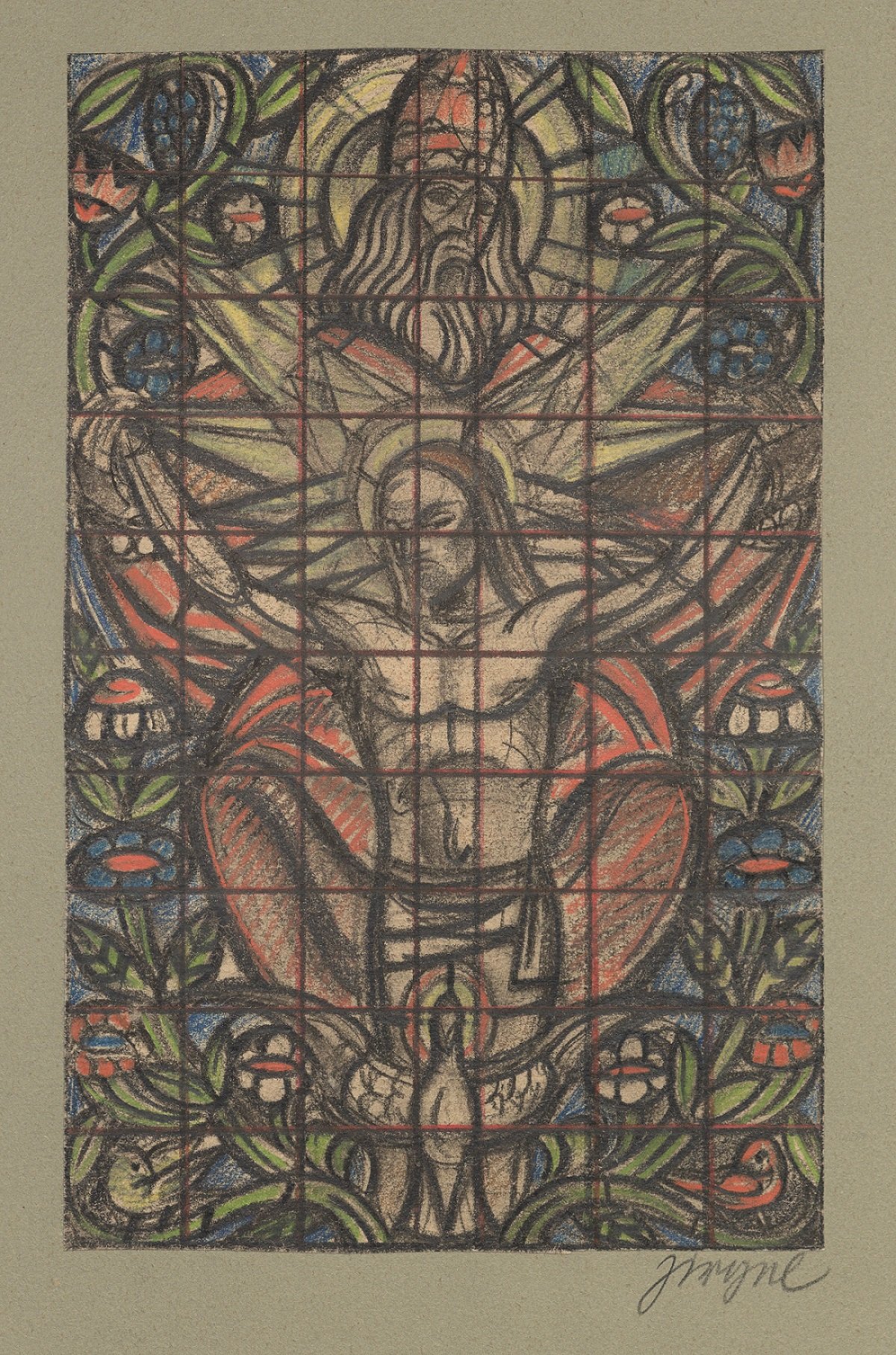 Entwurf, Hl. Dreifaltigkeit (Stift Heiligenkreuz CC BY-NC-ND)