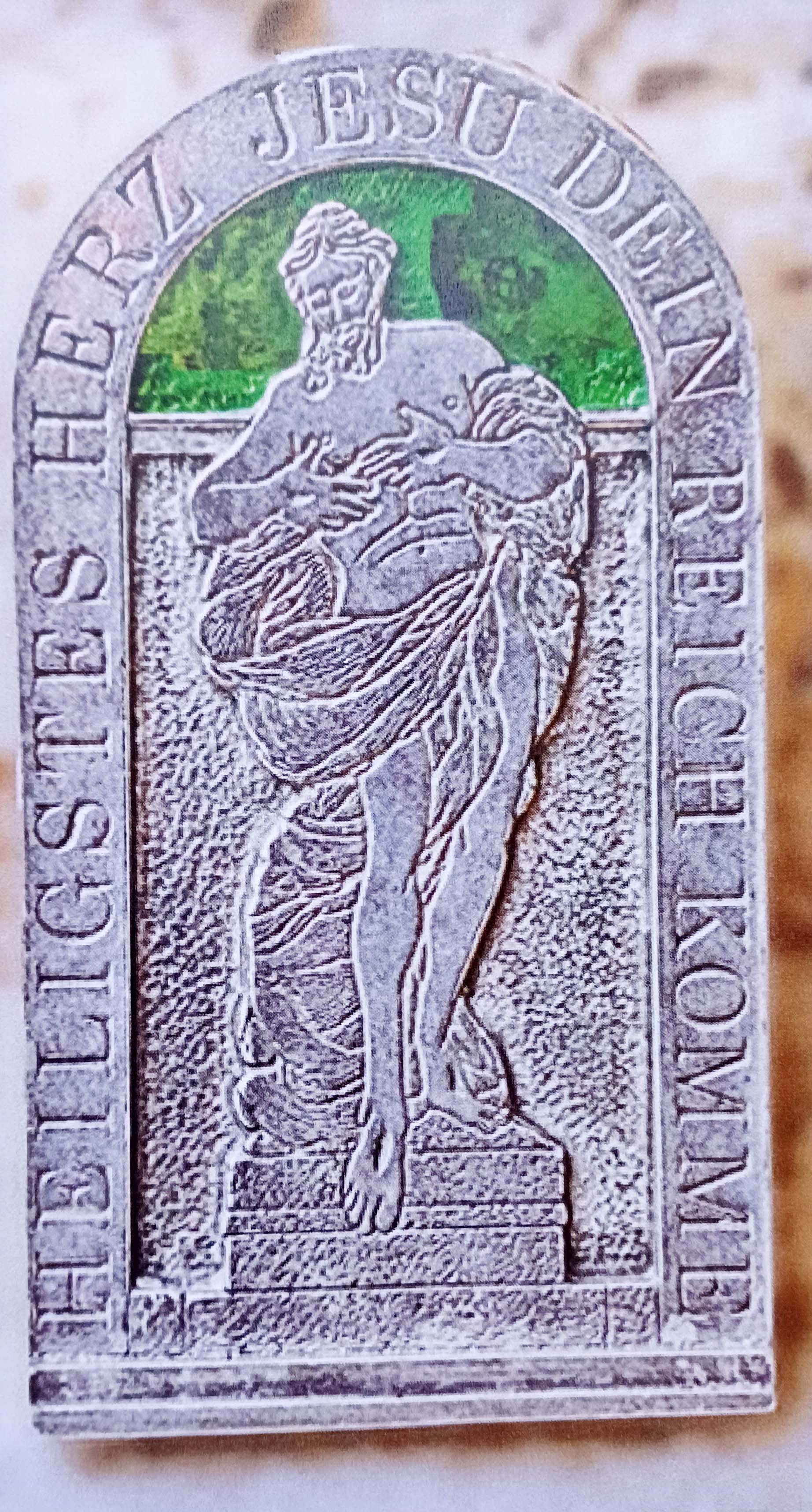 Plakette - der auferstandene Christus - Heiland (Stift Heiligenkreuz CC BY-NC-SA)