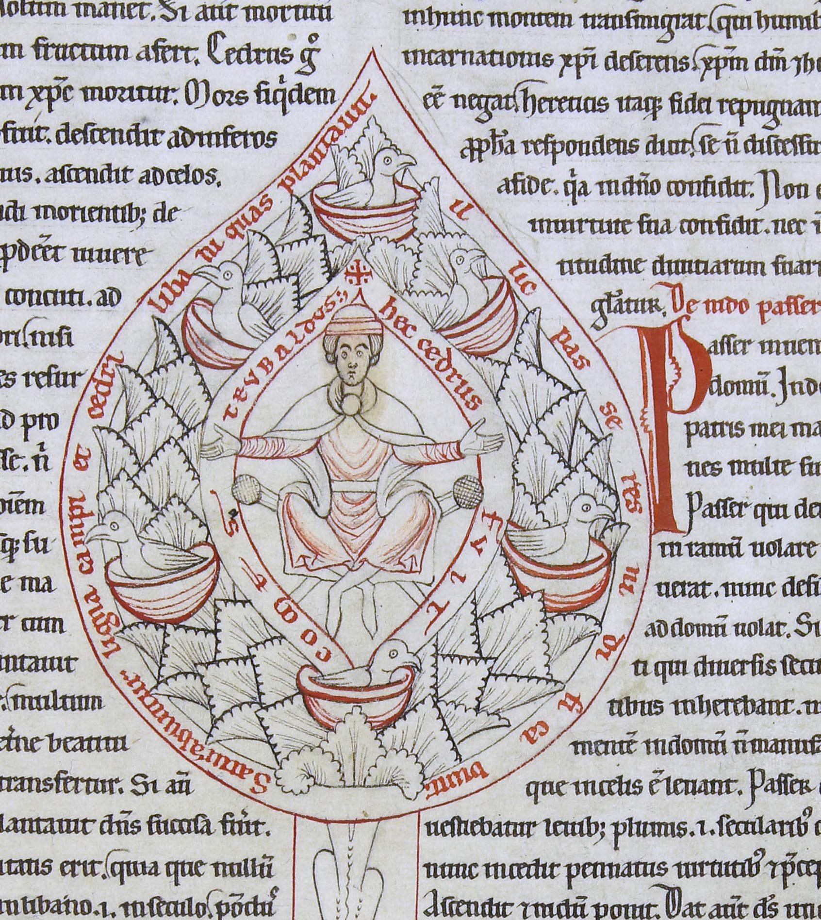 Graf von Blois aus Handschrift 226 folio 135r (Stift Heiligenkreuz CC BY-NC-SA)