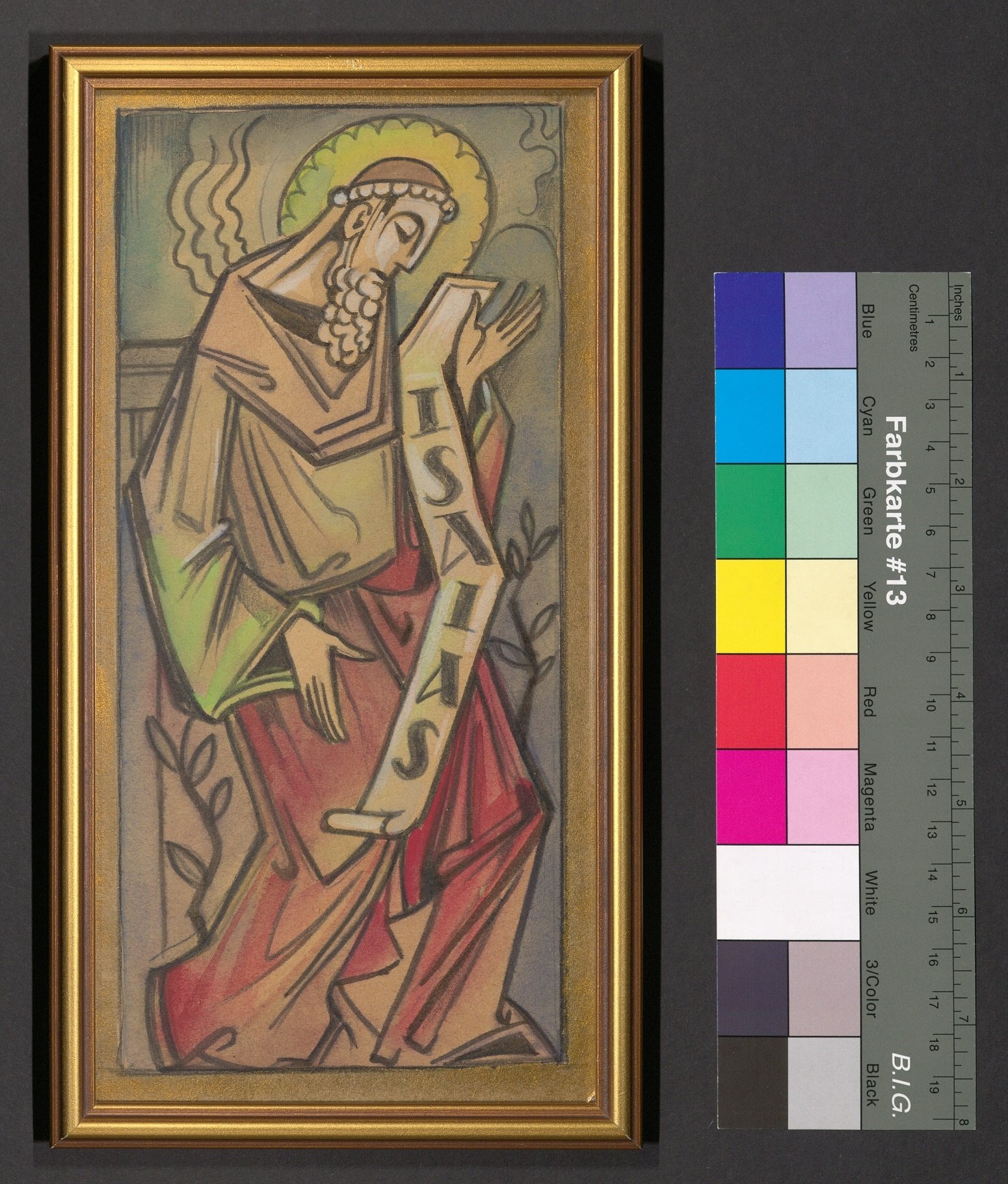 Entwurf Marienretabel, Prophet Jesaja (Stift Heiligenkreuz CC BY-NC-ND)
