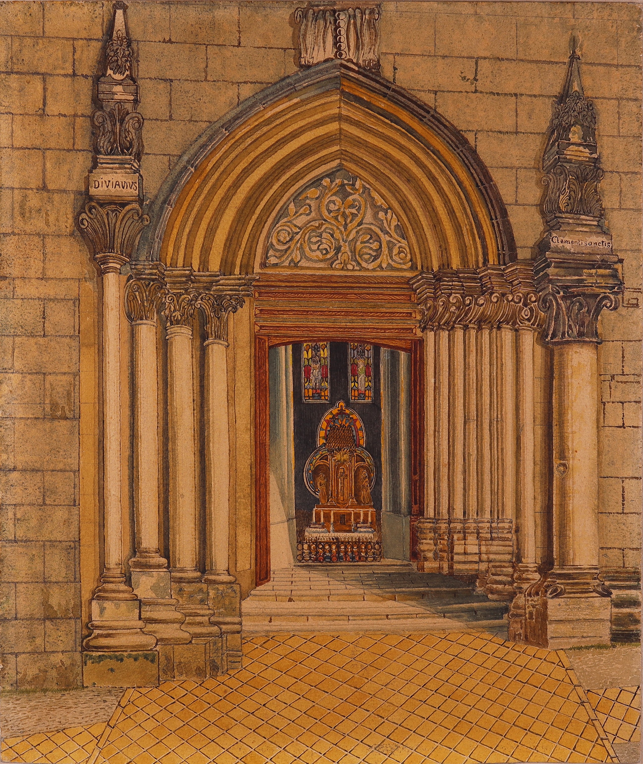 Das Hauptportal der Stiftskirche von Heiligenkreuz (Stift Heiligenkreuz CC BY-NC-SA)