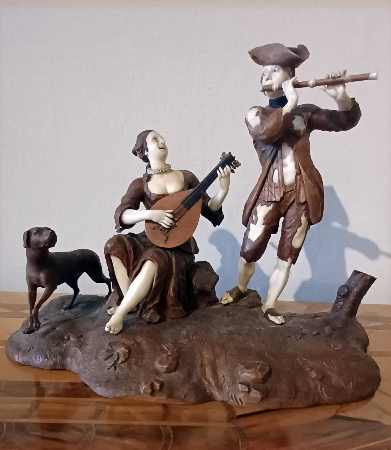 Musizierendes Paar mit einem Hund (Stift Heiligenkreuz CC BY-NC-SA)