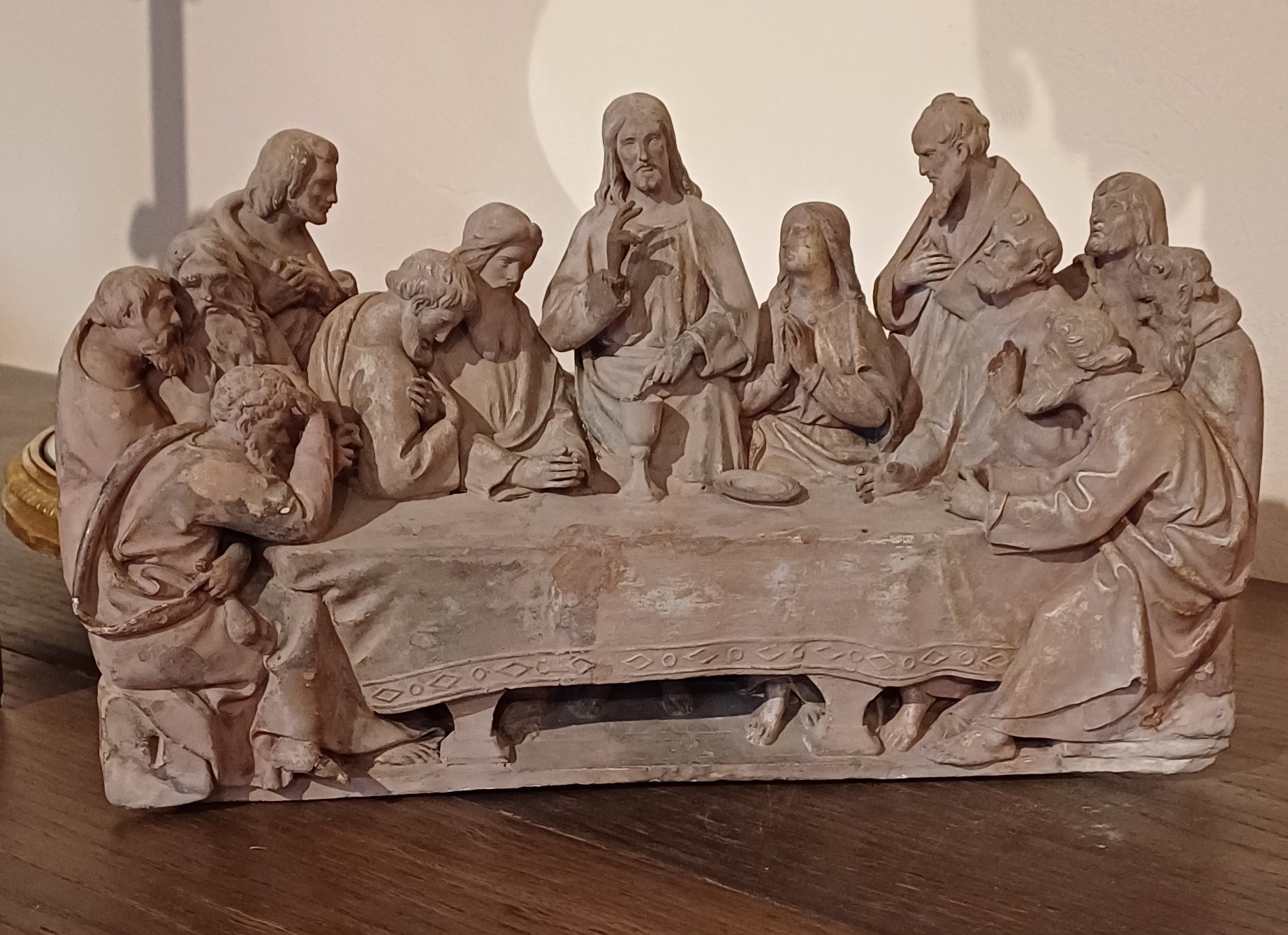 Christus und die zwölf Apostel beim Letzten Abendmahl (Stift Heiligenkreuz CC BY-NC-SA)