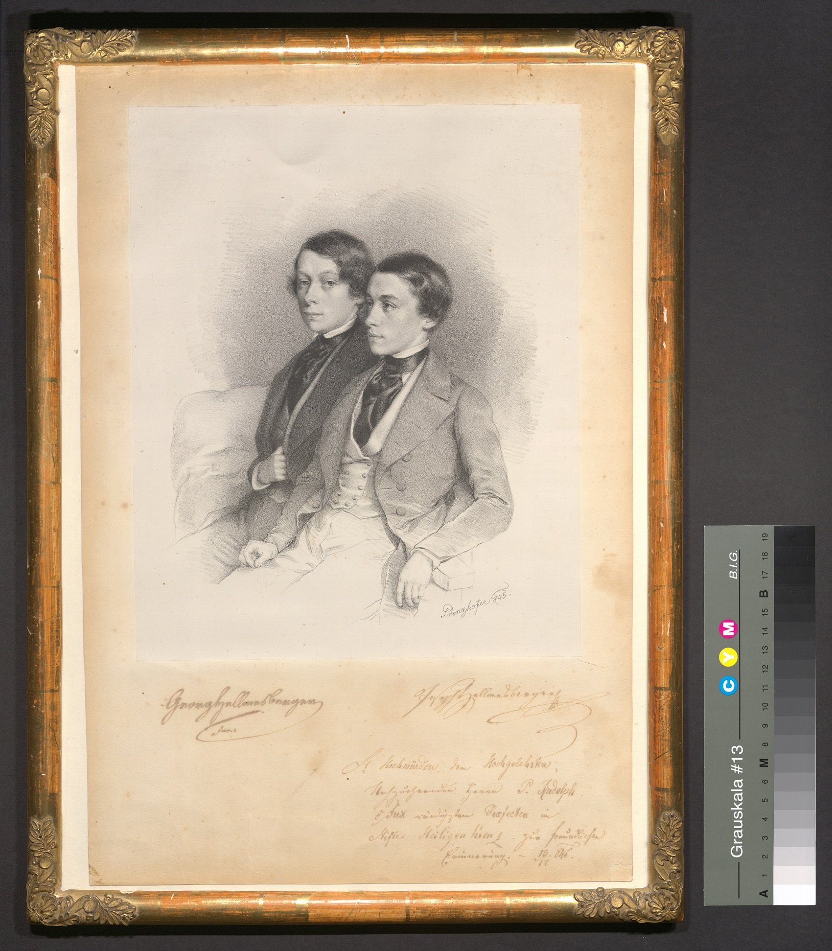 Porträt von Georg und Josef Hellmesberger (Stift Heiligenkreuz CC BY-NC-ND)