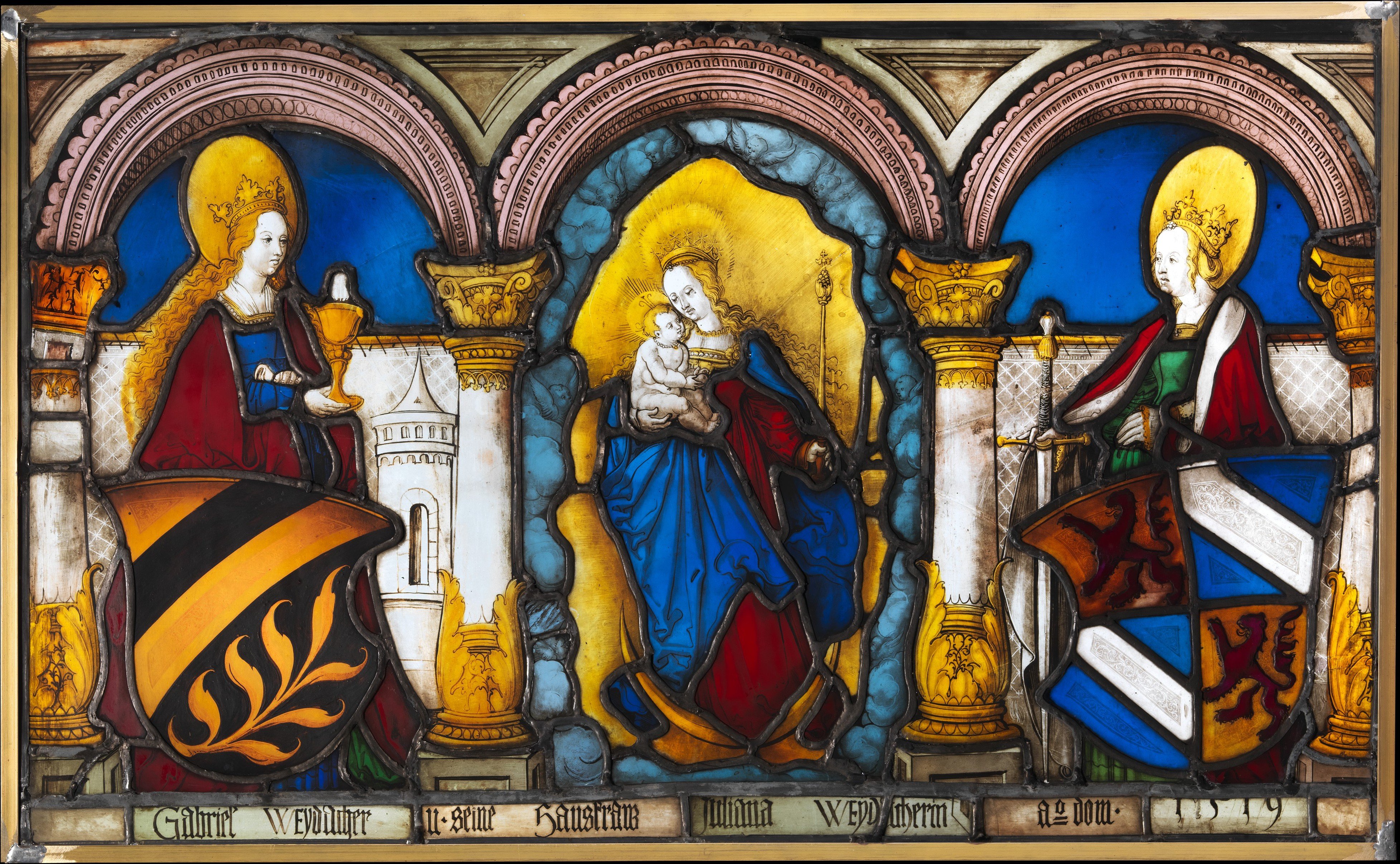 Die Weydacher-Scheibe (The Metropolitan Museum of Art, New York. The Cloisters Collection, 2013 Public Domain Mark)