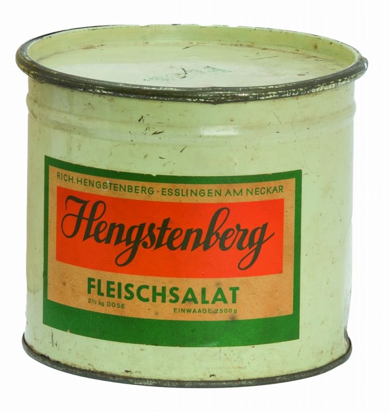 Hengstenberg Fleischsalat 2500g (Stadtmuseum im Gelben Haus Esslingen CC BY-NC-SA)