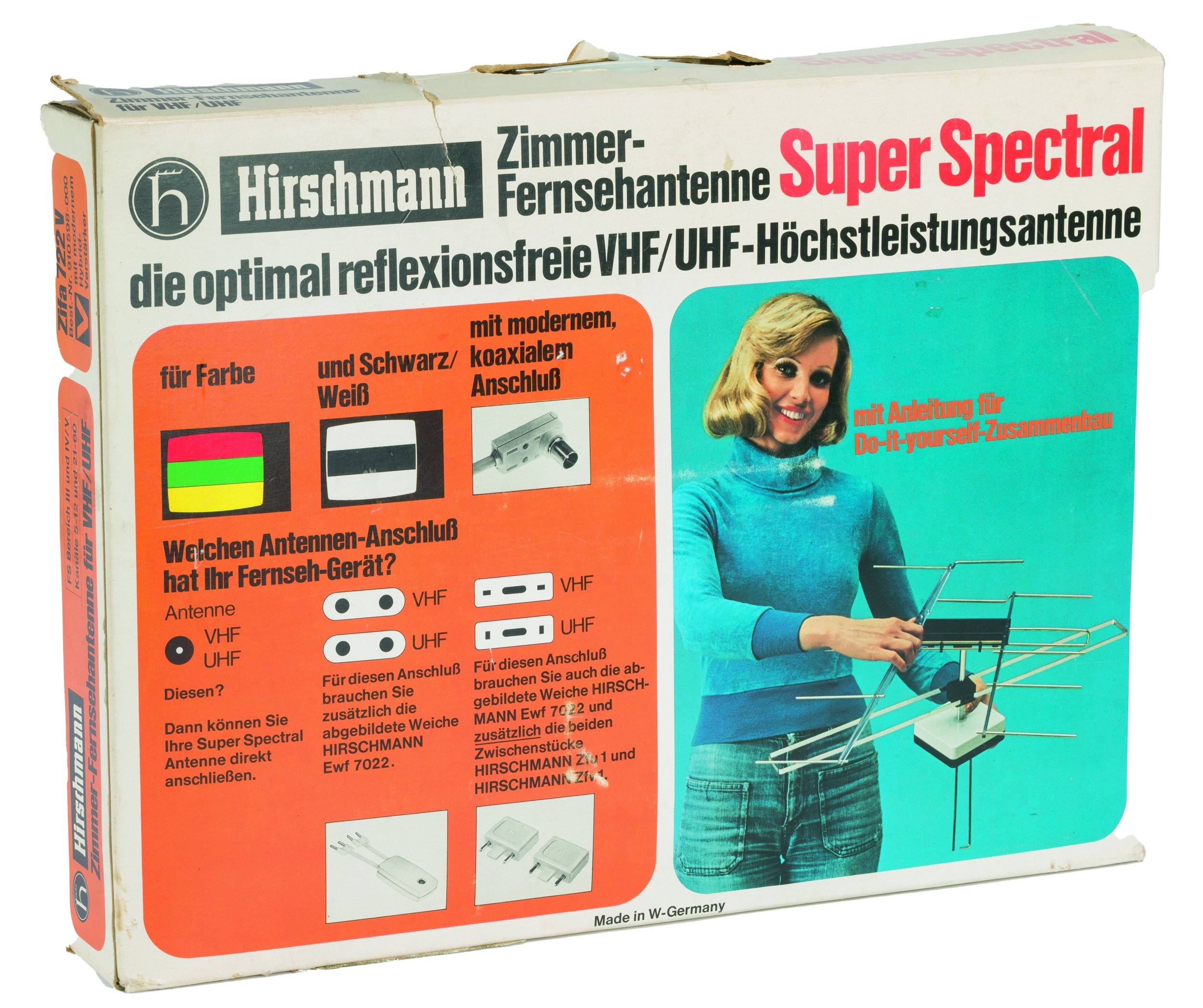 Zimmer-Fernsehantenne Super Spectral (Stadtmuseum im Gelben Haus Esslingen CC BY-NC-SA)