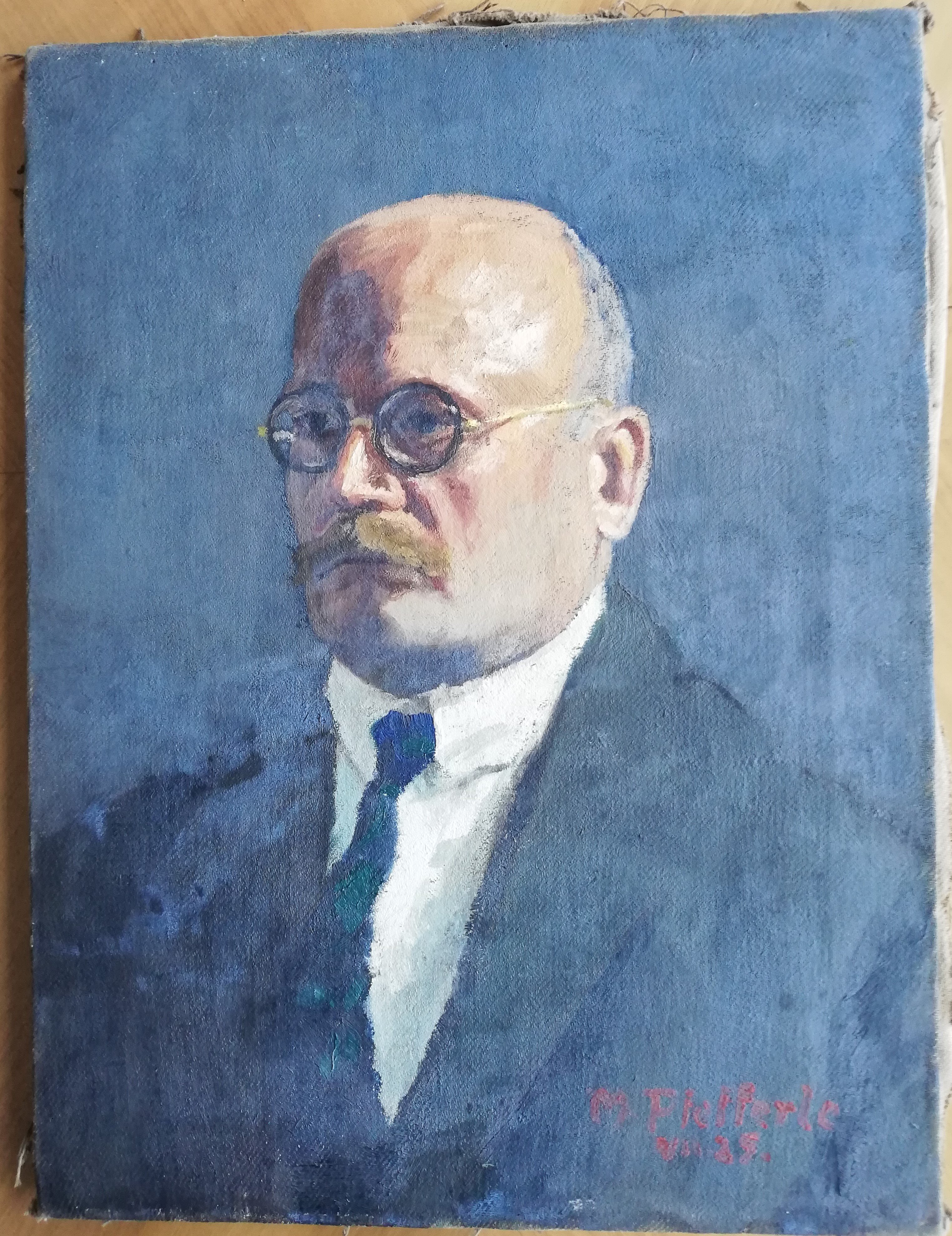 Porträt Karl Bach 1925 (Museum im Steinhaus Nagold CC BY-NC-SA)