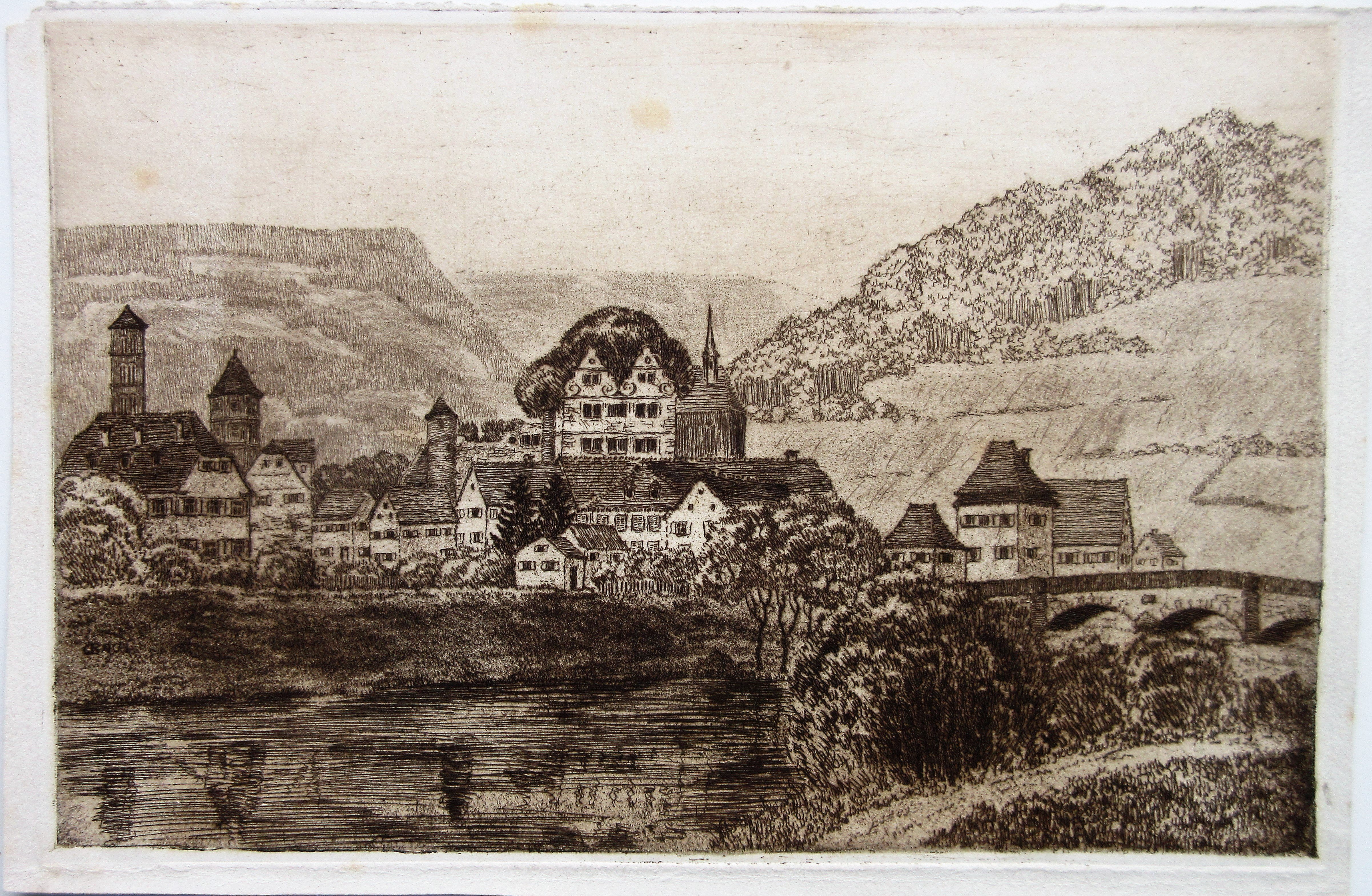 Hirsau Ansicht 3 (Museum im Steinhaus Nagold CC BY-NC-SA)