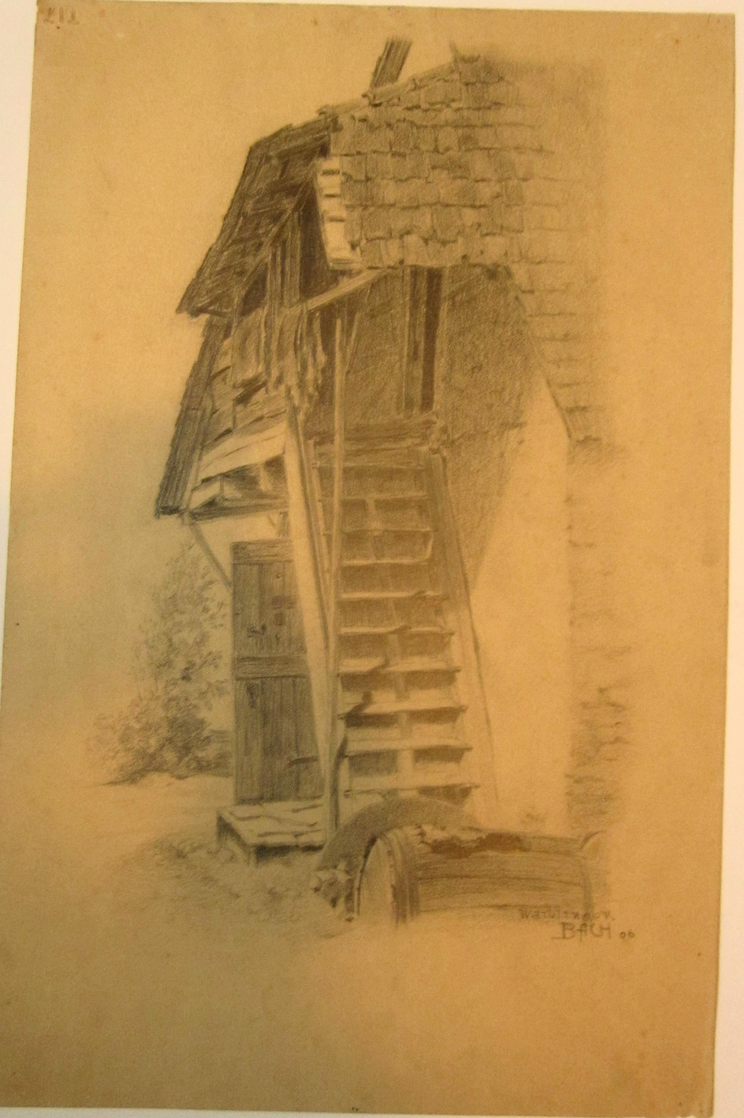 Waiblingen Treppe 1906 (Museum im Steinhaus Nagold CC BY-NC-SA)