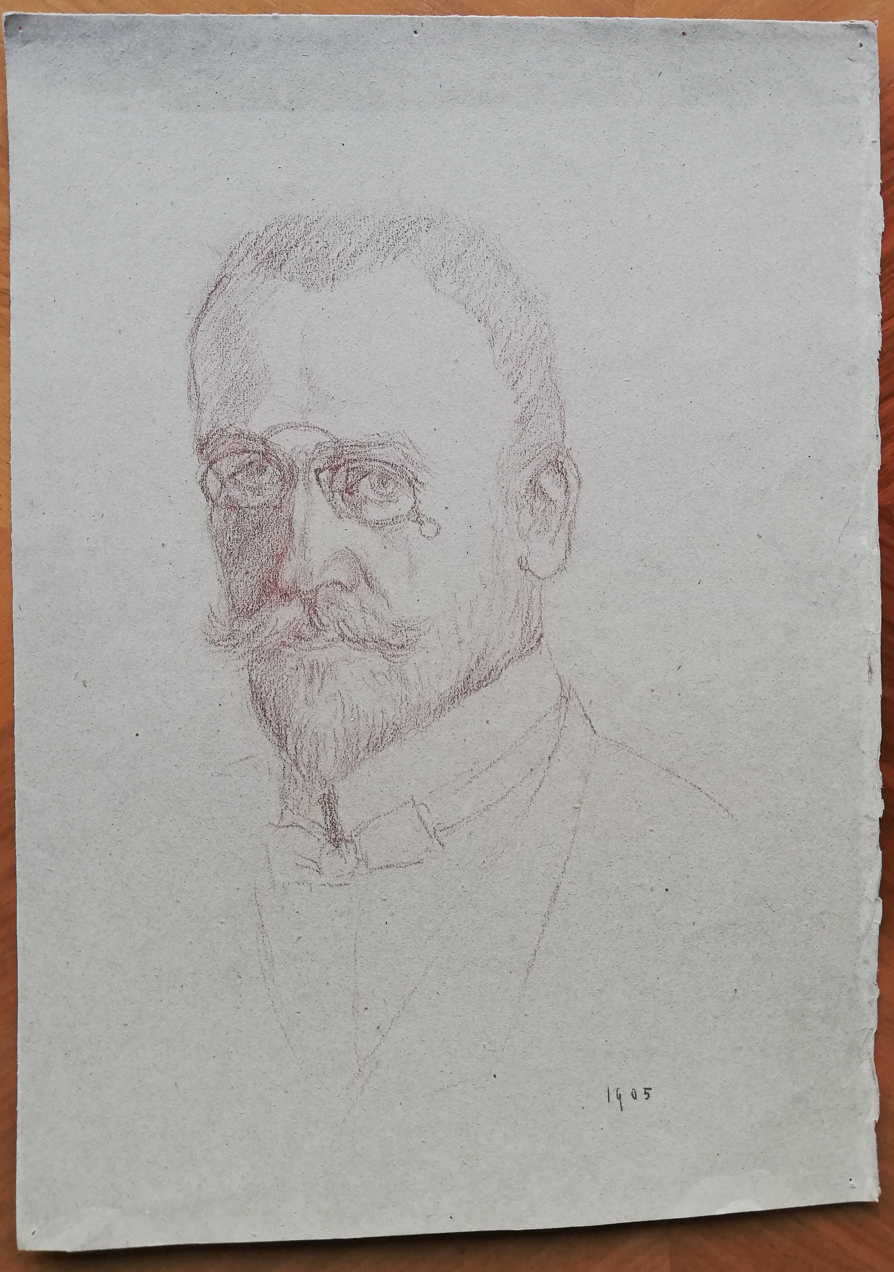 Porträt Carl Heinrich Bach (1905) (Museum im Steinhaus Nagold CC BY-NC-SA)