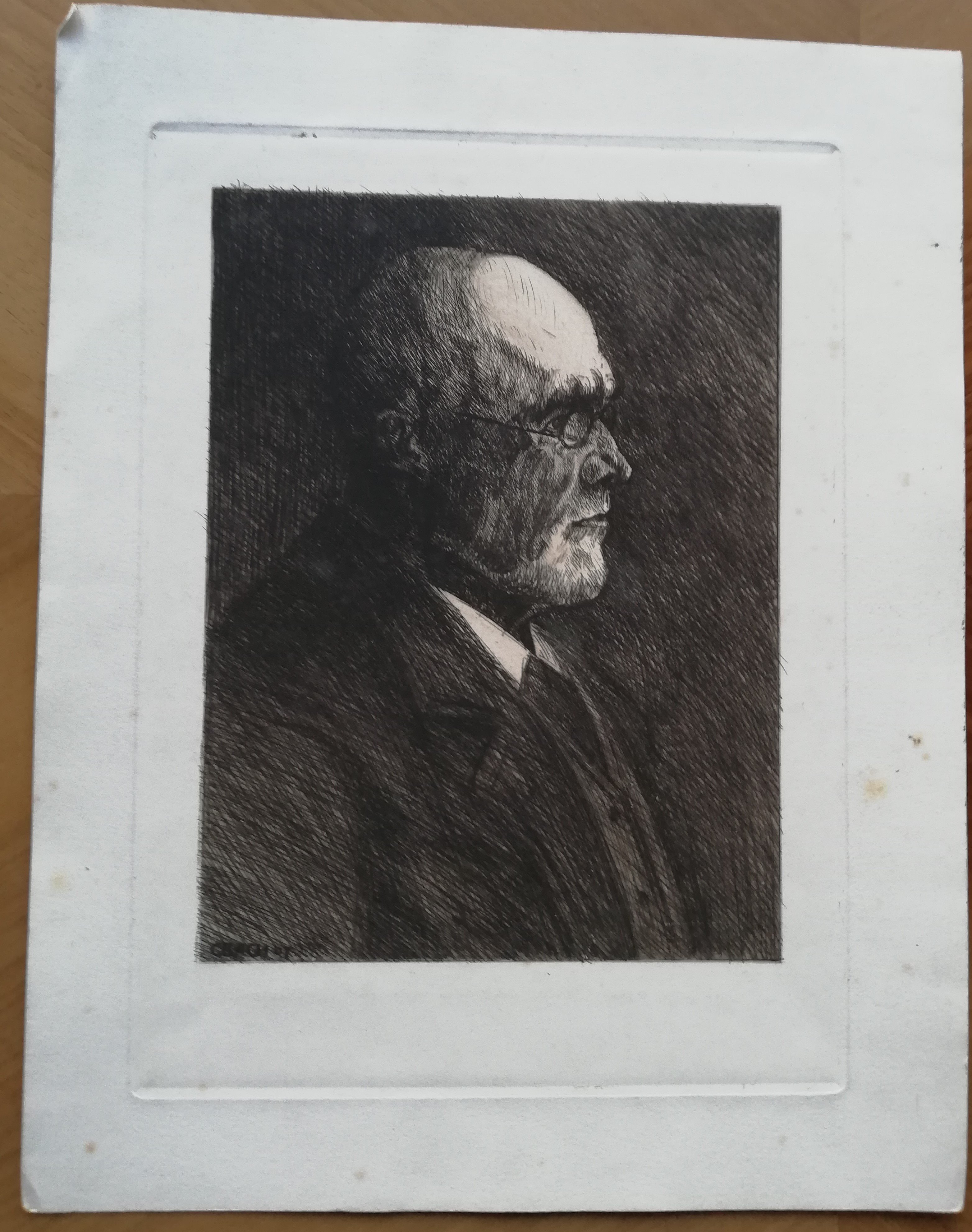 Porträt Carl Friedrich Bach (1907) (Museum im Steinhaus Nagold CC BY-NC-SA)