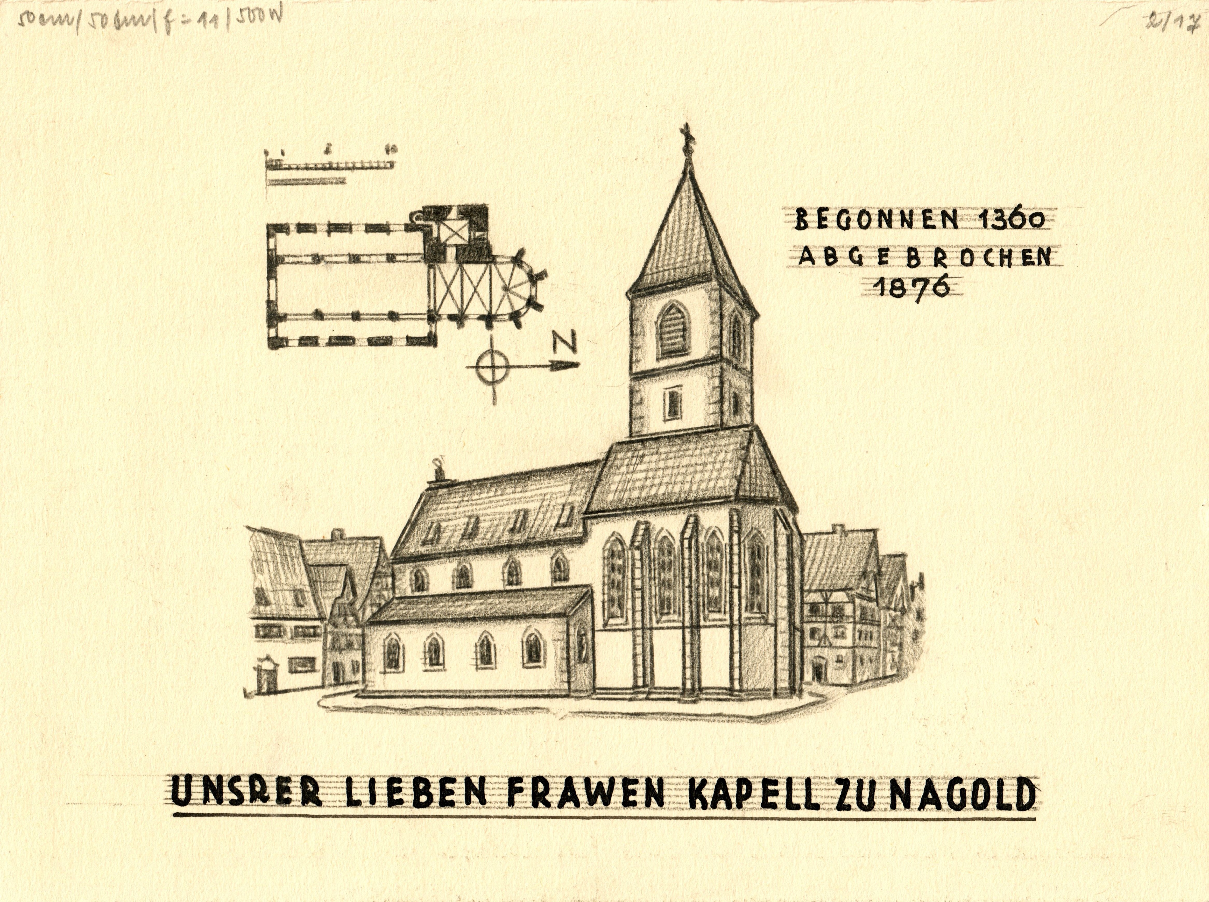 Unsrer lieben Frawen Kapell zu Nagold (Museum im Steinhaus Nagold CC BY-NC-SA)