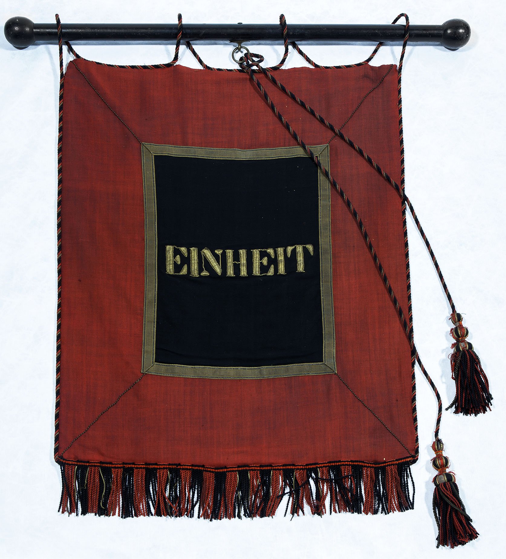 Bürgerwehr Fahne von 1848 (Städtisches Museum im Kornhaus Kirchheim unter Teck CC BY-NC-SA)